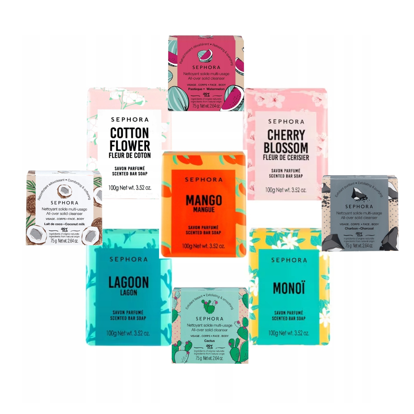 Natural & Perfumed Soap Bars - Sephora Collection - Vegan & Cruelty-free